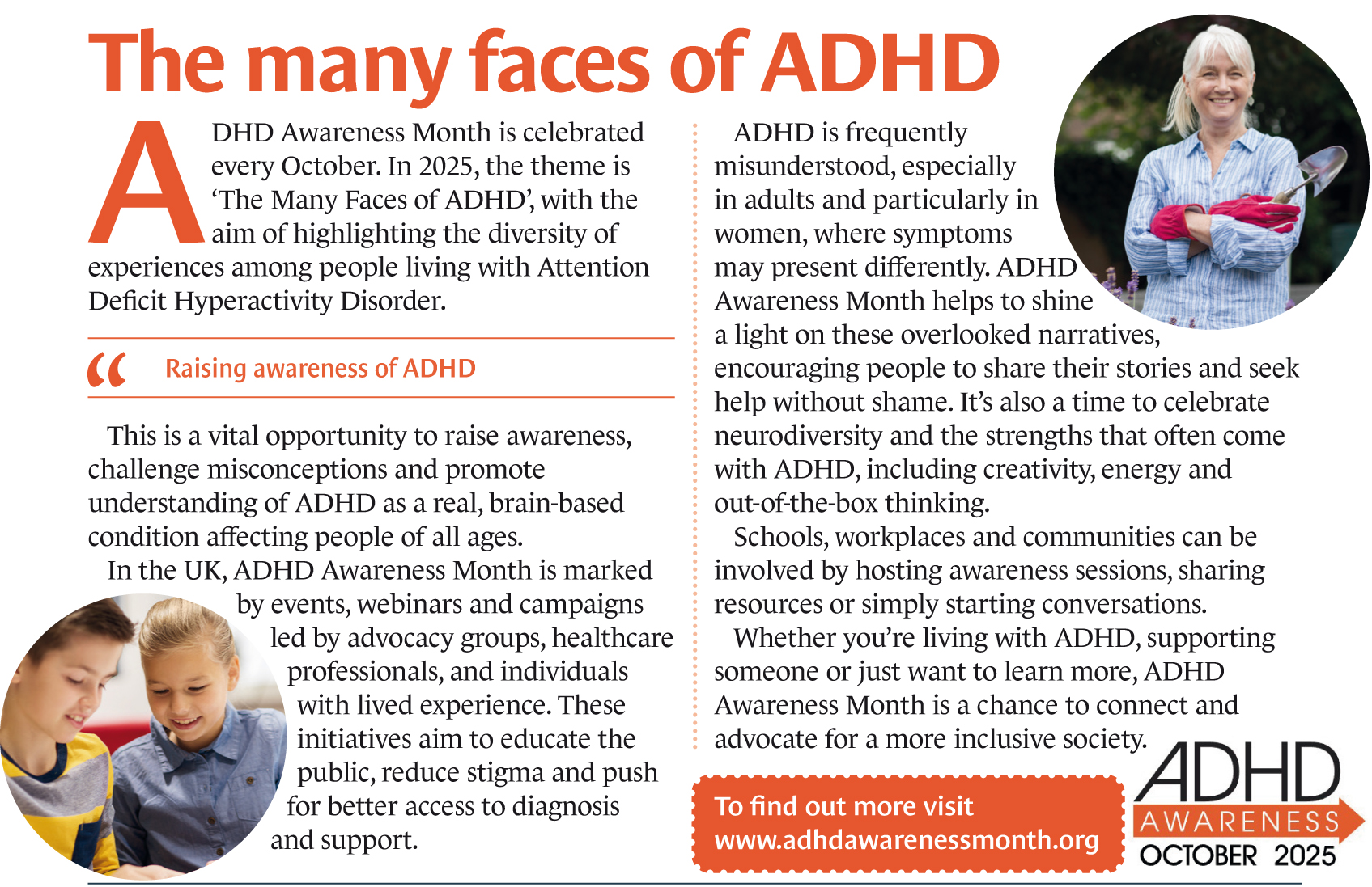 Focus Magazine Group- The many faces of ADHD